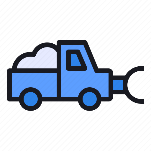 Car, cold, plow, snow, truck, vehicle, winter icon - Download on Iconfinder