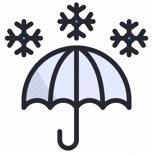 Cold, protection, season, snow, snowflake, umbrella, winter icon - Download on Iconfinder