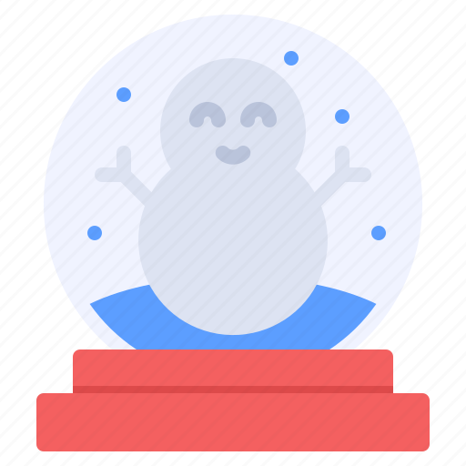 Christmas, cold, decoration, snow globe, snowflake, snowman, winter icon - Download on Iconfinder