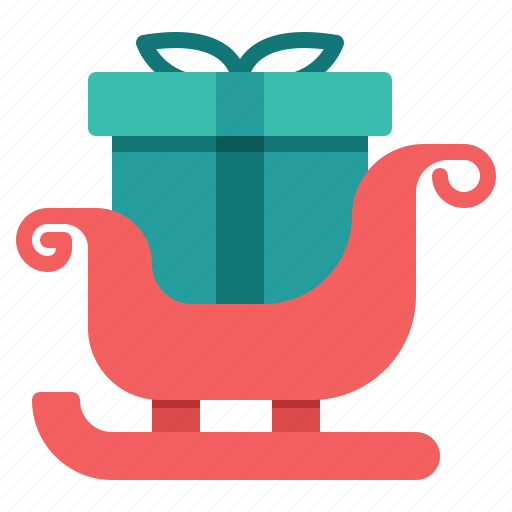 Christmas, gift, santa, season, sled, sleigh, winter icon - Download on Iconfinder