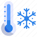 cold, freeze, snow, snowflake, temperature, thermometer, winter