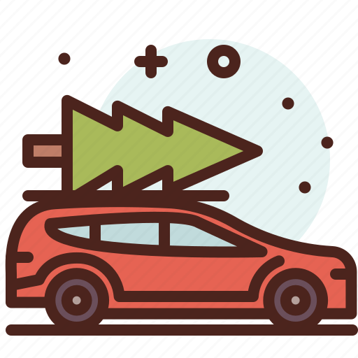 Tree, car, season, cold, winter, snow icon - Download on Iconfinder