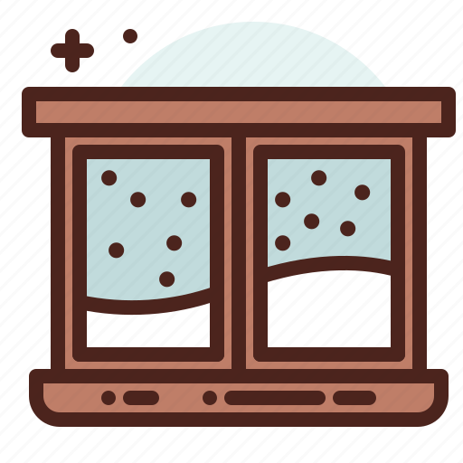 Window, season, cold, winter, snow icon - Download on Iconfinder