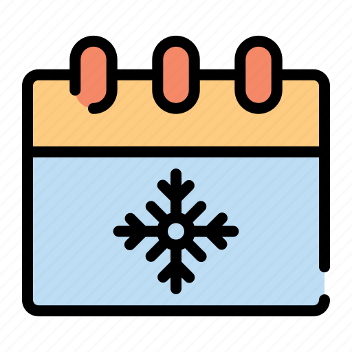 Winter, calendar icon - Download on Iconfinder on Iconfinder