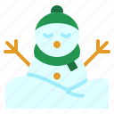 snowman, winter, snow, christmas, cold, xmas