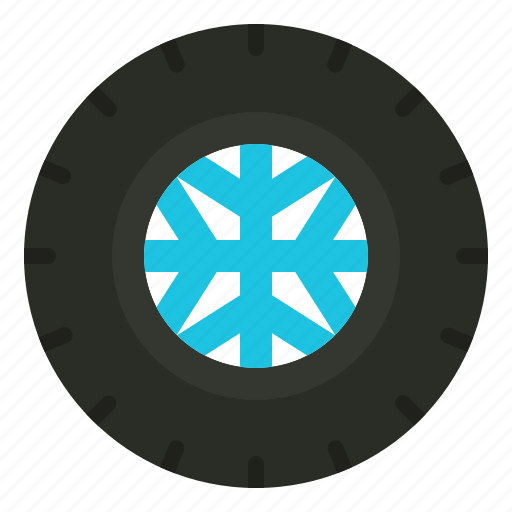 Winter, tire, snow, wheel, transportation, weather icon - Download on Iconfinder