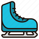 ice, skating, shoes, sport, equipment, winter, footwear