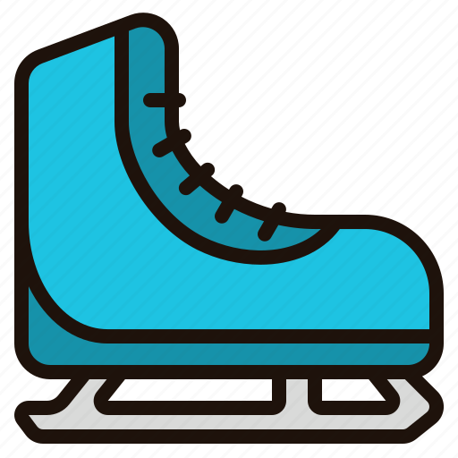 Ice, skating, shoes, sport, equipment, winter, footwear icon - Download on Iconfinder