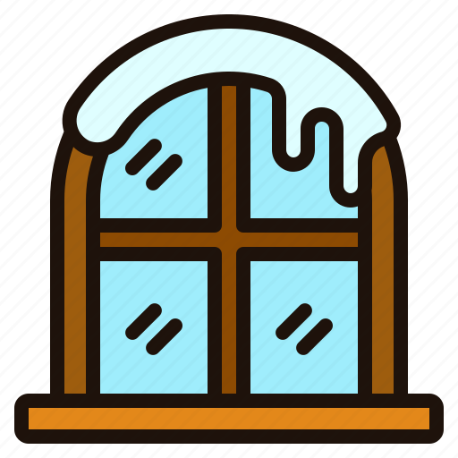 Window, snow, frost, winter, snowing, cold, christmas icon - Download on Iconfinder