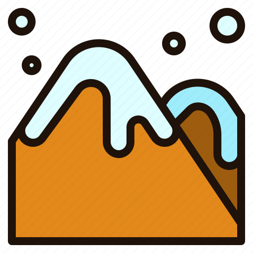 Winter, snow, mountain, scenery, forest, landscape, nature icon - Download on Iconfinder