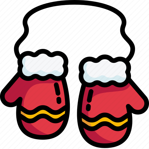 Mittens, glove, warm, winter, clothes, accessory, protection icon - Download on Iconfinder