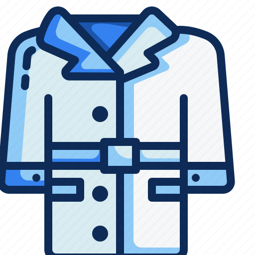 Coat, winter, clothes, fur, garment, overcoat, protection icon - Download on Iconfinder