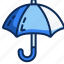 umbrella, tools, utensils, protection, winter, season, rainy, security, weather 