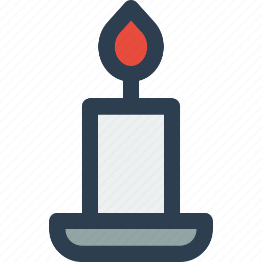 Candle, light, fire, flame icon - Download on Iconfinder