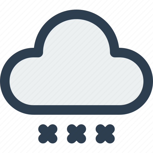 Snowy, snow, winter, weather, cloud icon - Download on Iconfinder