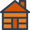 wooden, house, home, building