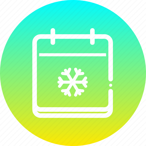 Calendar, christmas, december, new year, season, snow, winter icon - Download on Iconfinder