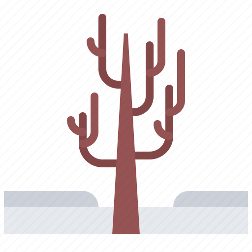 Tree, snow, cold, winter, nature icon - Download on Iconfinder