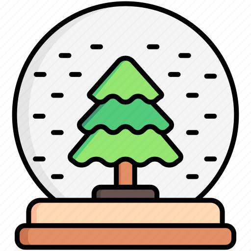 Snow globe, winter, decoration, christmas, ornament icon - Download on Iconfinder