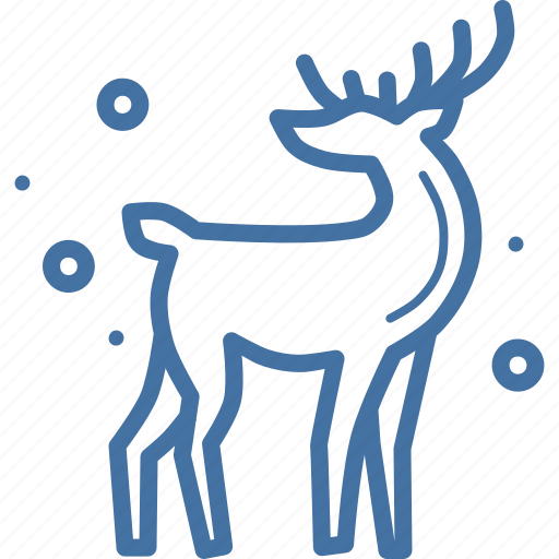 Christmas, deer, new year, rein, rudolph, santa, winter icon - Download on Iconfinder