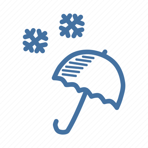 Christmas, new year, snow, snowfall, umbrella, weather, winter icon - Download on Iconfinder