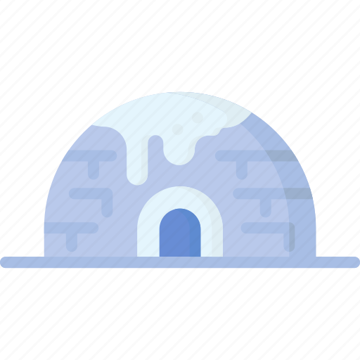 Igloo, eskimo, icehouse, winter, building, snow, home icon - Download on Iconfinder