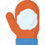 snowball, snow, winter, cloud, ball, gloves, play, christmas, holiday 