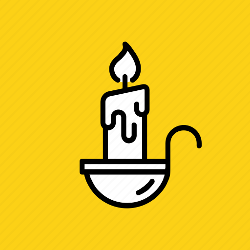Candle, christmas, light, new year, night, wax, hygge icon - Download on Iconfinder