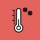 cold, forecast, snow, temperature, thermometer, weather, winter