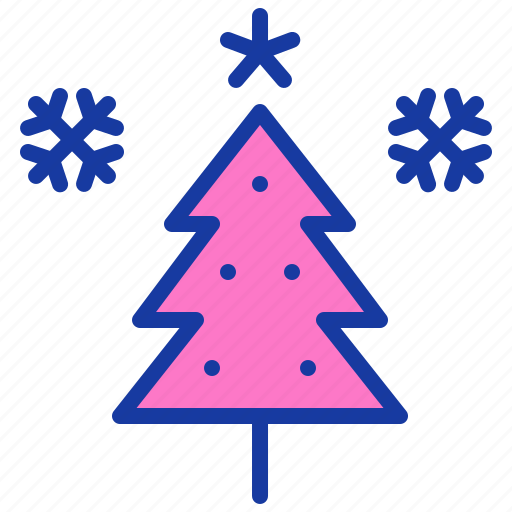 Celebration, christmas, snow, star, tree, winter, hygge icon - Download on Iconfinder