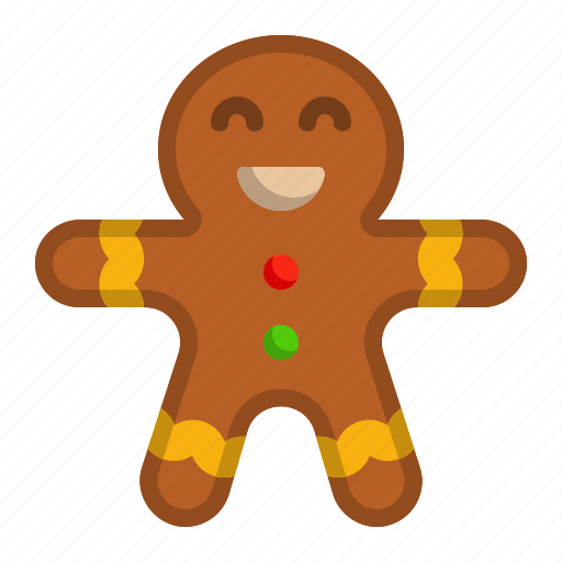 Gingerbread, man, christmas, cookie, dessert, sweet, food icon - Download on Iconfinder
