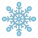 snowflake, snow, winter, cold, christmas, nature
