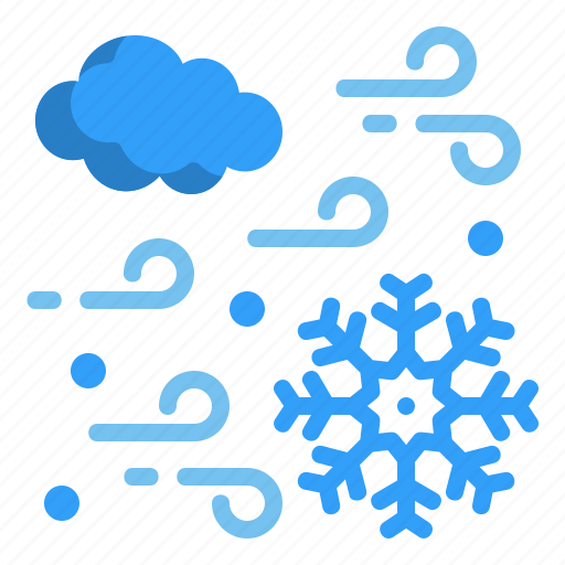 Wind, breeze, winter, meteorology, weather, cloud, sky icon - Download on Iconfinder