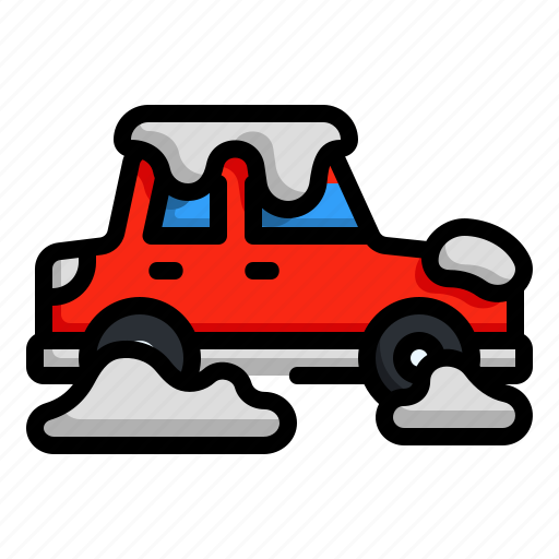 Car, winter, transportation, automobile, snow, vehicle icon - Download on Iconfinder