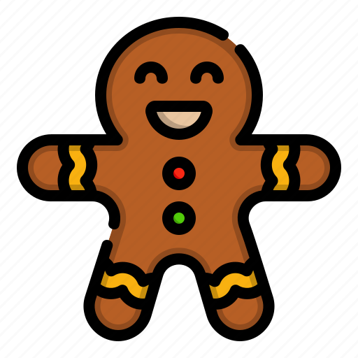 Gingerbread, man, christmas, cookie, dessert, sweet, food icon - Download on Iconfinder