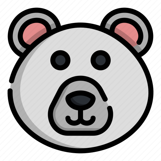 Polar, bear, wild, life, animal, kingdom, mammal icon - Download on Iconfinder