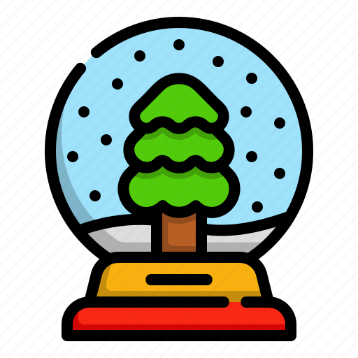 Snow, globe, ball, xmas, ornament, tree, winter icon - Download on Iconfinder