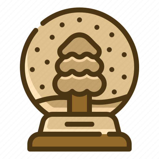 Snow, globe, ball, xmas, ornament, tree, winter icon - Download on Iconfinder