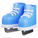 ice skate, ice skating, skating, shoes, boots, sport, winter