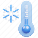 cold, low, temperature, thermometer, weather, snowflake, winter