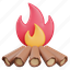 campfire, bonfire, fire, flame, firewood, fireplace, camping 
