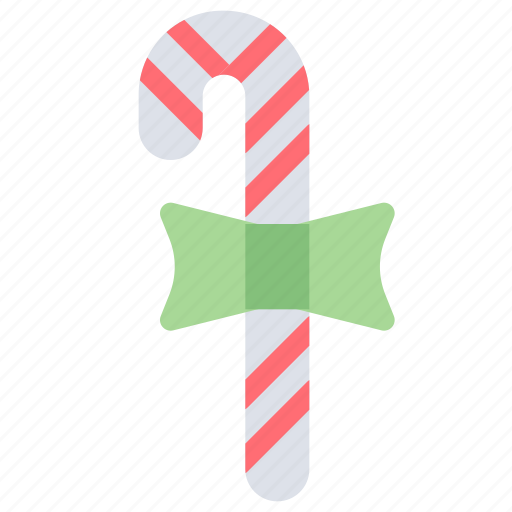 Candy cane, candy, holiday, sweet, peppermint, festive, red and white icon - Download on Iconfinder