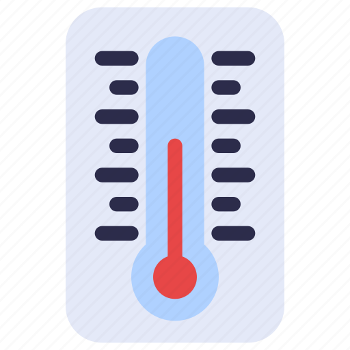Thermometer, weather tool, temperature gauge, health monitoring, fever indicator, clinical tool, medical device icon - Download on Iconfinder