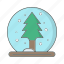 ball, cold, season, snowflake, tree, winter 