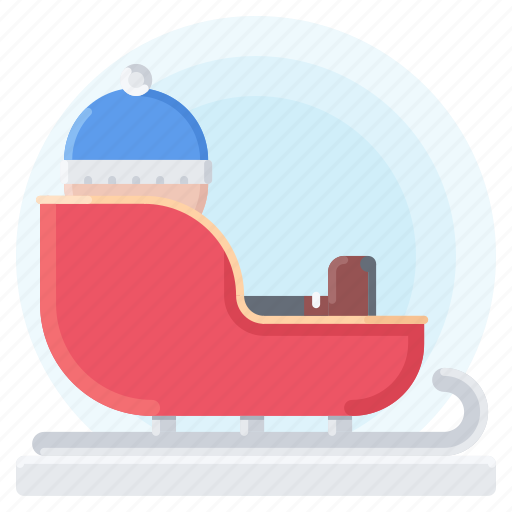 Christmas, man, new, sled, snow, winter, year icon - Download on Iconfinder