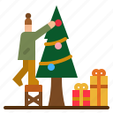 pine, tree, christmas, xmas, decoration
