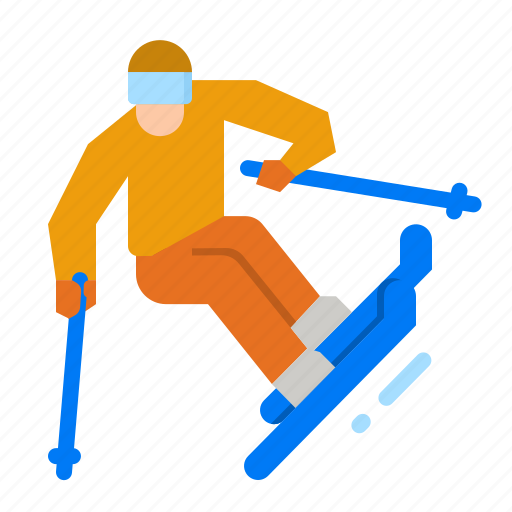Sports, skiing, ski, winter, competition icon - Download on Iconfinder