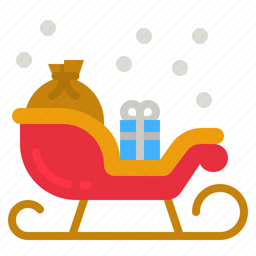 Sled, sleigh, christmas, xmas, winter icon - Download on Iconfinder