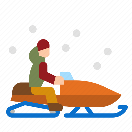 Sled, snowmobile, transportation, winter, snow icon - Download on Iconfinder