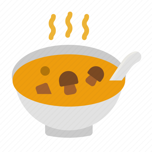 Hot, food, soup, meal, bowl icon - Download on Iconfinder